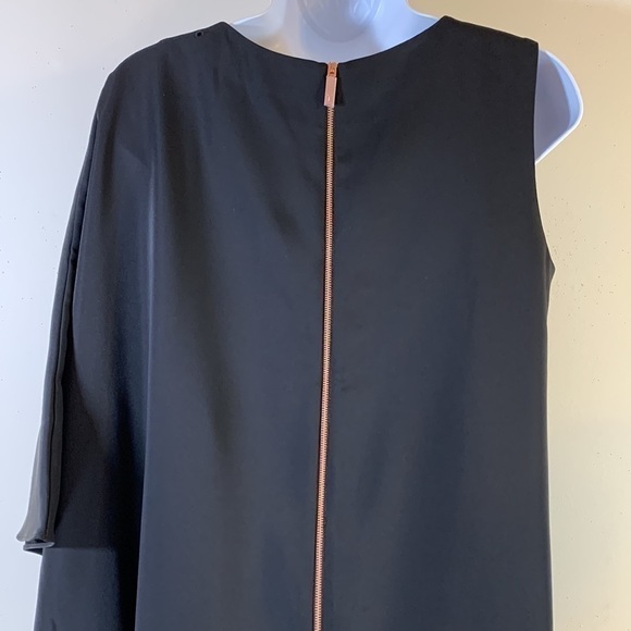 NWT. Ted Baker 6 Aubreey One Sided Drape Tunic Dress. - Picture 14 of 15